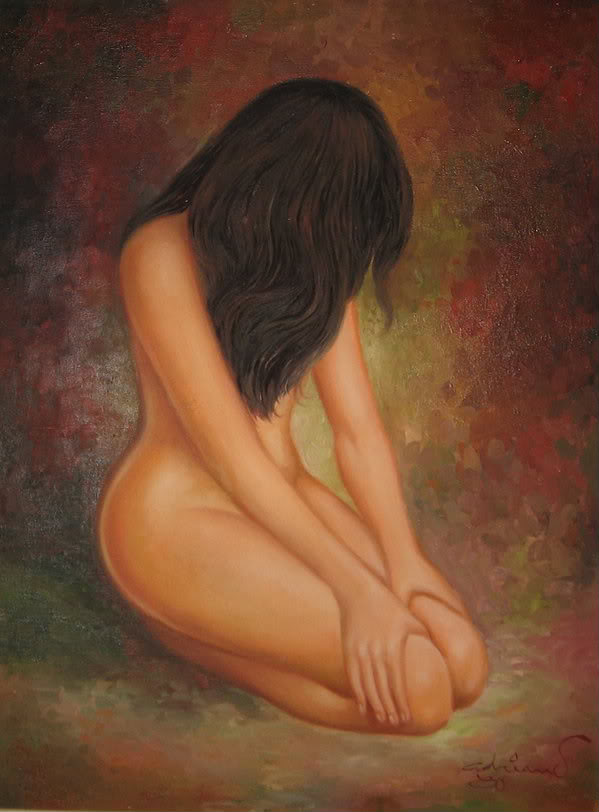 The_Submissive__A_Painting_by_dz-1
